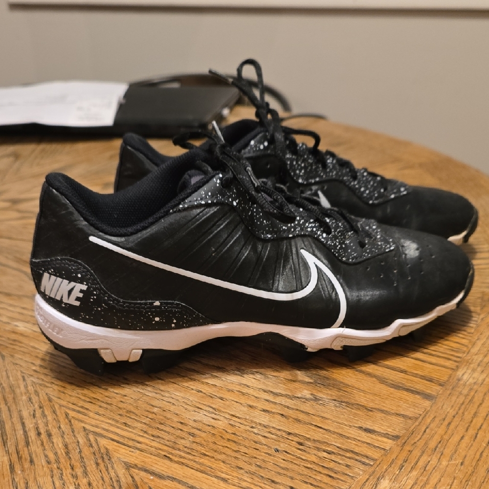 Nike Men's Alpha Huarache 4 Keystone Baseball Cleats, Black, Size 8.5